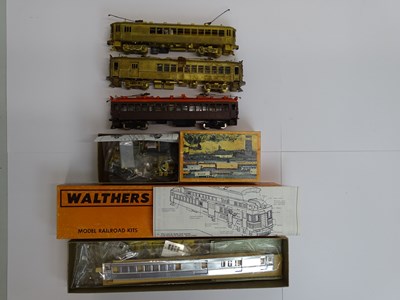 Lot 270 - A group of handbuilt in Japan brass HO gauge...