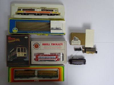 Lot 271 - A group of HO gauge American outline trolley...