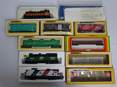 Lot 273 - A group of HO gauge American outline rolling...