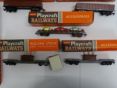 Lot 277 - A group of JOUEF PLAYCRAFT HO gauge wagons and...