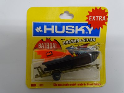 Lot 28 - A HUSKY 1403 Batboat with Batman and Robin...