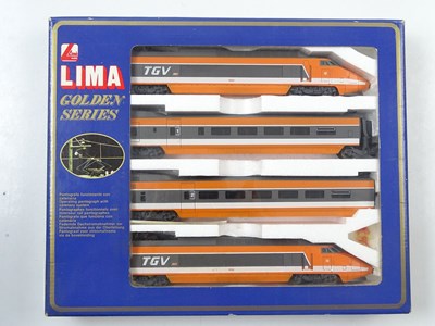 Lot 283 - A LIMA HO gauge Golden Series 4-car TGV set in...