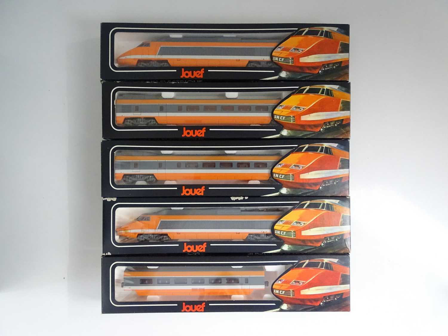 Lot 284 - A JOUEF HO gauge 4-car TGV set in original...