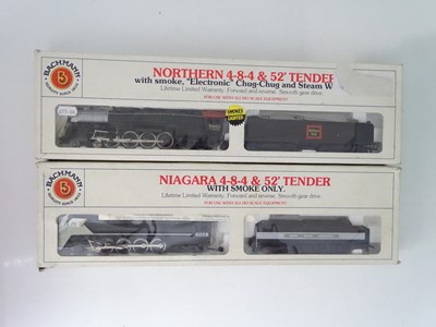 Lot 288 - A pair of BACHMANN HO gauge American outline...