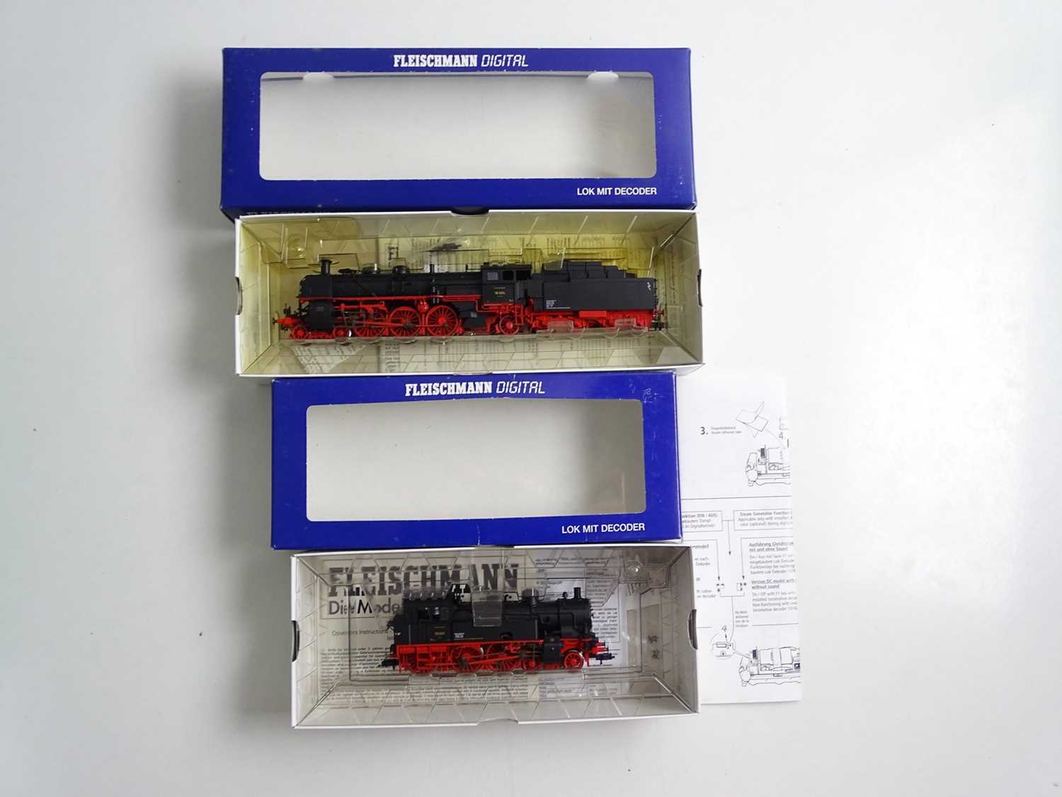 Lot 290 - A Pair Of FLEISCHMANN HO Gauge Steam