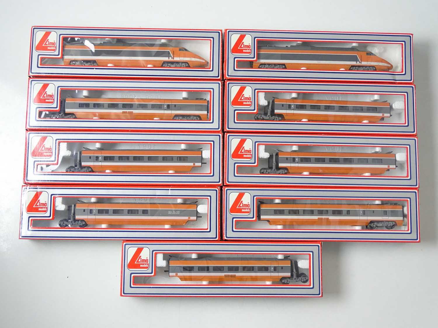 Lot 301 - A LIMA HO gauge near complete formation 9-car...