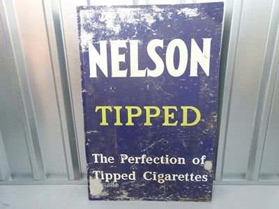 Lot 18 - NELSON (24" x 36") 'Tipped' tin single sided...