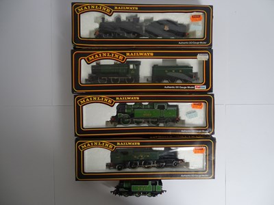 Lot 310 - A group of MAINLINE OO gauge steam locomotives...