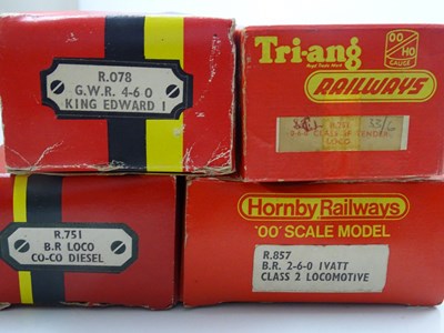 Lot 329 - A group of HORNBY OO gauge locomotives...