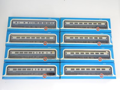 Lot 340 - A group of AIRFIX OO gauge Mark 2 coaches in...