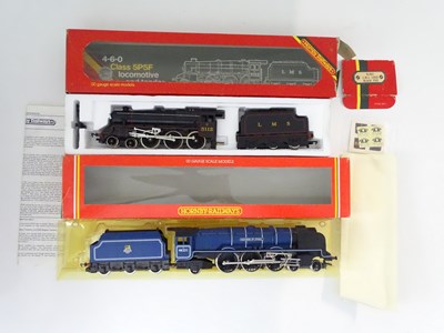 Lot 350 - A pair of HORNBY OO gauge steam locomotives...