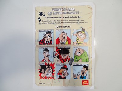 Lot 183 - MCDONALDS - BEANO - Happy Meal Presentation...