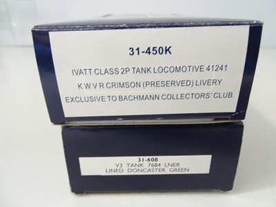 Lot 354 - A pair of BACHMANN OO gauge steam tank...