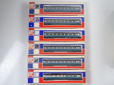 Lot 360 - A group of JOUEF OO gauge Mark 3 coaches in BR...