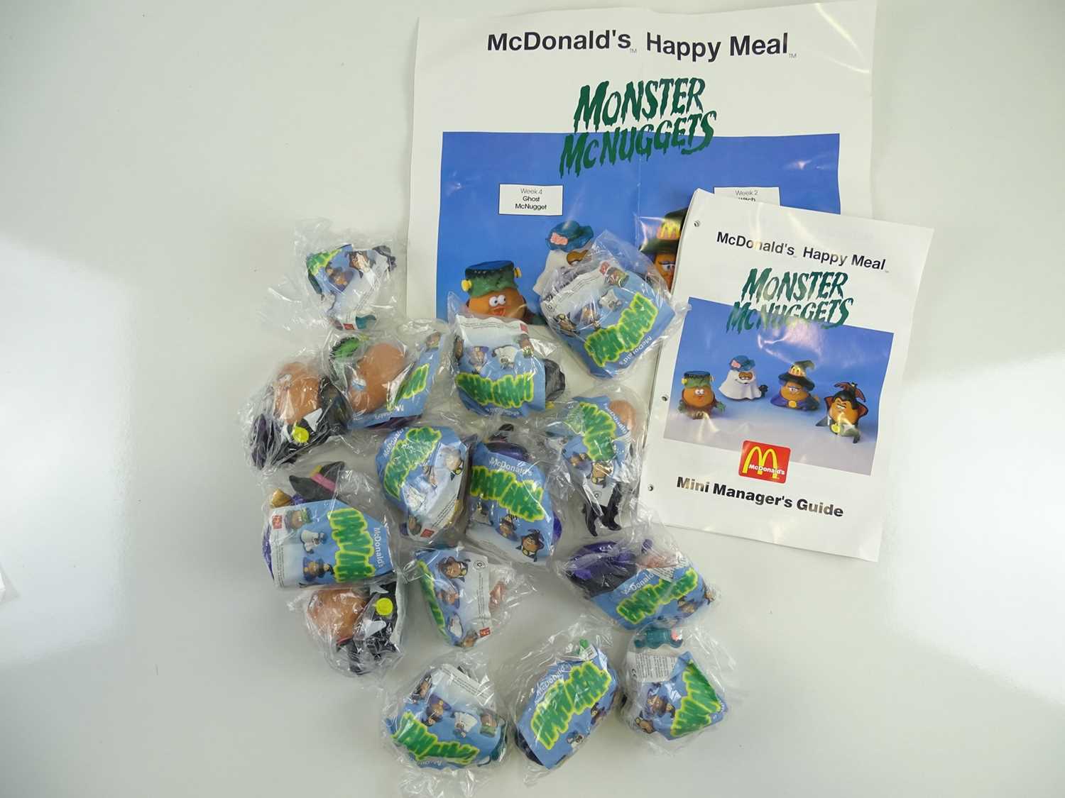 Lot 185 - MCDONALDS: HAPPY MEAL TOYS - Monster McNuggets...