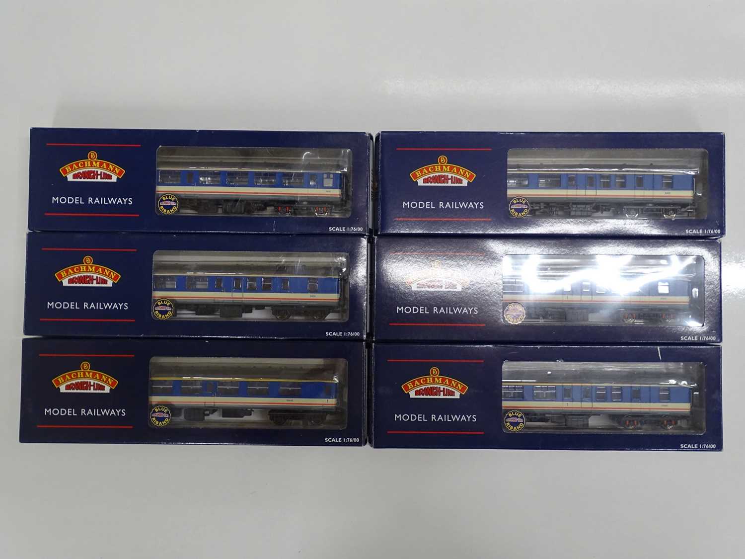 Lot 444 - A group of BACHMANN OO gauge Mark 2 coaches in...