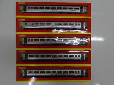 Lot 449 - A group of HORNBY OO gauge Mark 4 coaches, all...