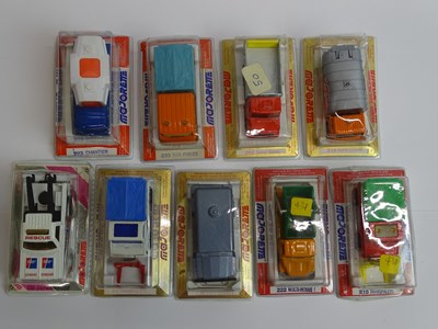 Lot 45 - A group of MAJORETTE vans and trucks all...