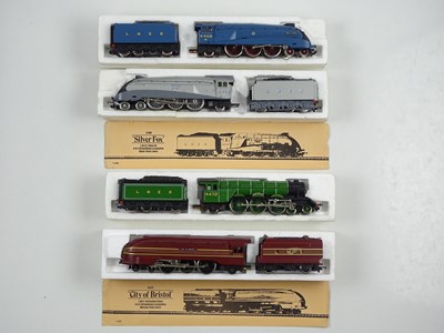 Lot 469 - A group of part boxed OO gauge steam...