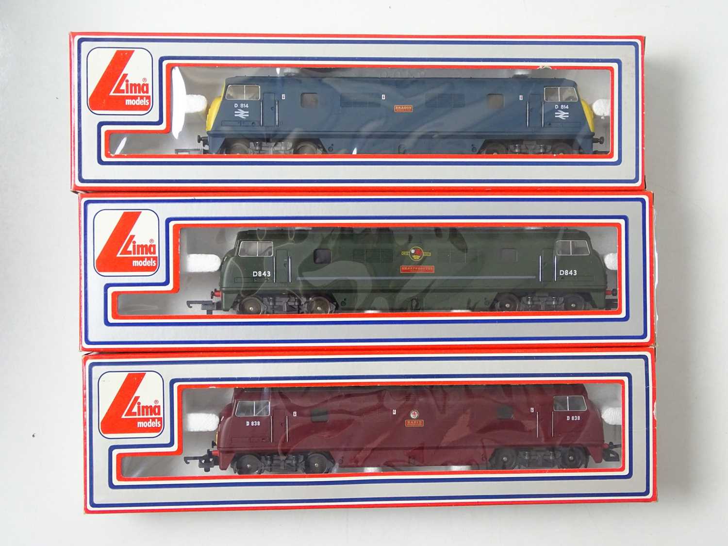 Lot 471 - A group of LIMA OO gauge Warship diesel...