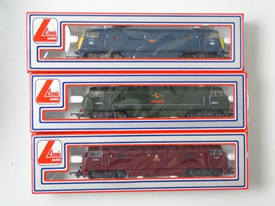 Lot 471 - A group of LIMA OO gauge Warship diesel...