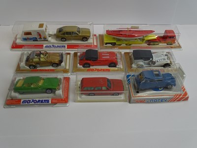 Lot 48 - A group of MAJORETTE cars, an articulated...