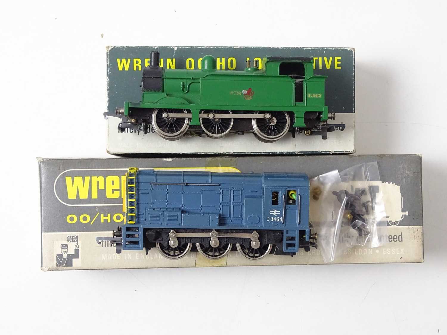 Lot 480 - A pair of WRENN OO gauge locomotives...