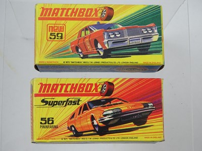 Lot 5 - A group of MATCHBOX Superfast cars comprising...