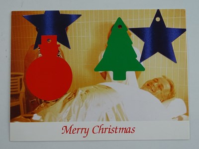 Lot 11 - A hand signed Christmas card from CHRISTOPHER...