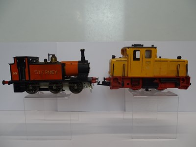 Lot 559 - A pair of G scale 45mm locomotives comprising...