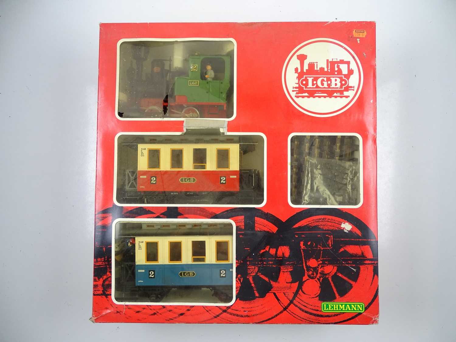 Lot 571 An LGB G scale 20301 passenger train set