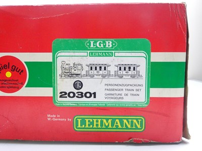 Lot 571 - An LGB G scale 20301 passenger train set...