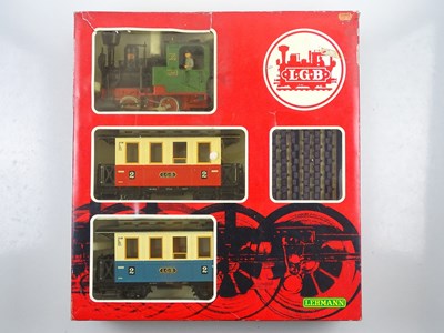 Lot 585 - An LGB G scale 20301 passenger train set...