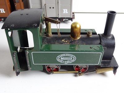 Lot 599 - A MAMOD live steam 32mm scale 0-4-0 steam tank...