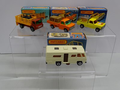 Lot 6 - A group of MATCHBOX Superfast cars comprising...