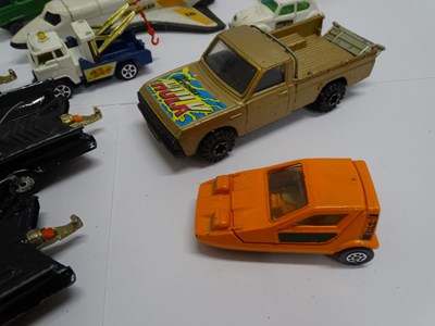 Lot 76 - A group of unboxed, playworn CORGI toys to...