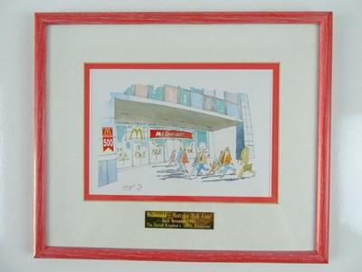 Lot 224 - MCDONALDS: Framed and Glazed limited edition...