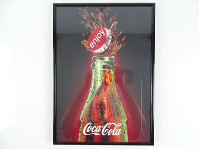 Lot 226 - COCA-COLA: A framed and glazed print 'Enjoy...