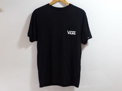 Lot 31 - VANS - Tee Shirt - Black with logo on the back...