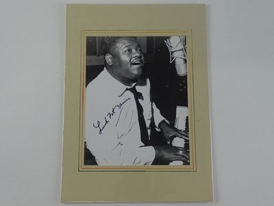 Lot 30 - A signed 10x8 black/white photograph of FATS...