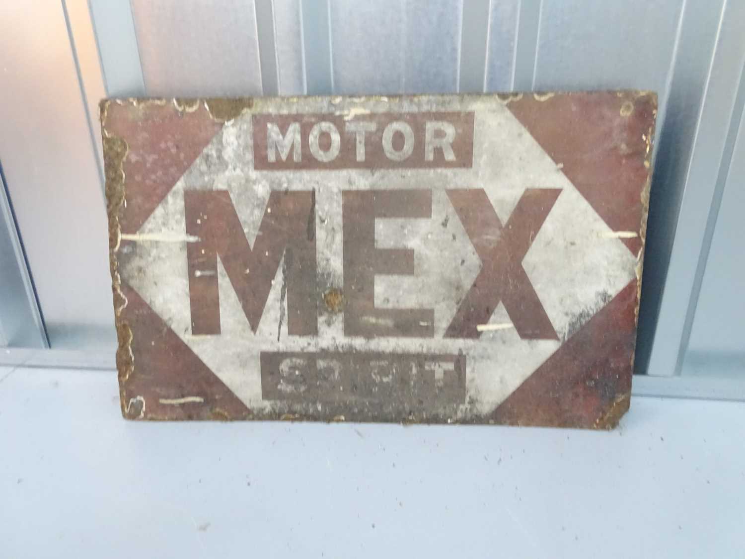 Lot 23 - MEX MOTOR SPIRIT (21" x 13") double sided...