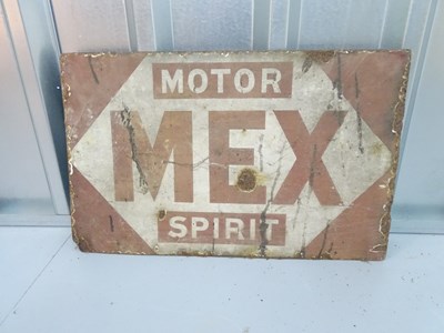Lot 23 - MEX MOTOR SPIRIT (21" x 13") double sided...