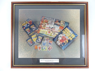 Lot 229 - MCDONALDS: Framed and Glazed photograph 'Topps...