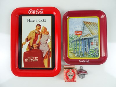 Lot 230 - COCA-COLA: A group of promotional items to...