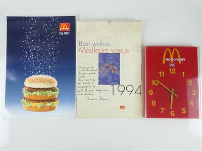 Lot 232 - MCDONALDS: A group of promotional items to...