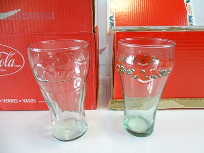 Lot 233 - COCA-COLA: A set of 6 Coca-Cola glasses in box,...