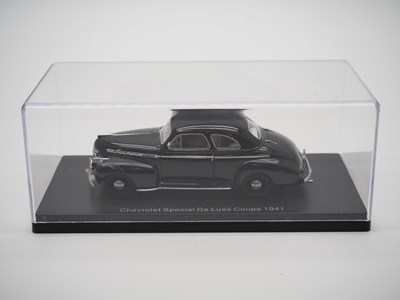 Lot 100 - A pair of 1:43 scale hand built resin models...