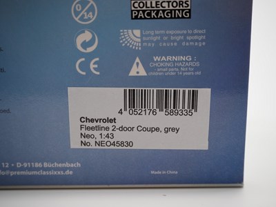 Lot 100 - A pair of 1:43 scale hand built resin models...
