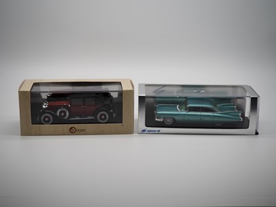 Lot 103 - A pair of 1:43 scale hand built Ltd edition...