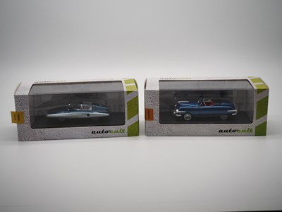 Lot 109 - A pair of 1:43 scale hand built resin models...